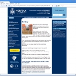 Article page on burglary on old Norfolk Constabulary website