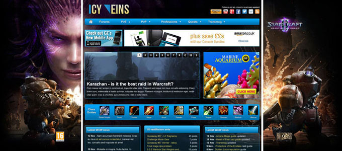 Icy Veins website redesign