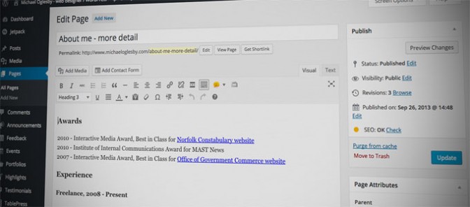 How I learned WordPress