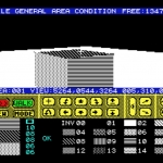 > 3D Construction Kit on the ZX Spectrum in its two colour world using 'shades' to colour the object.