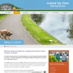 Old Joined Up Care Derbyshire About Us webpage